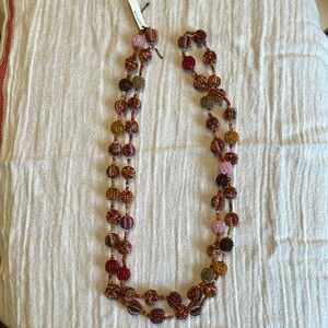 Long beaded necklace